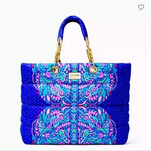 NWT Lilly Pulitzer Baytown Puffer Tote.